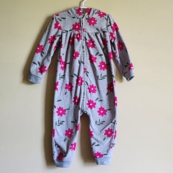 Carter's Other - Carter's Baby Girl One Piece Size Up Outfit With Flowers Size 24 Months